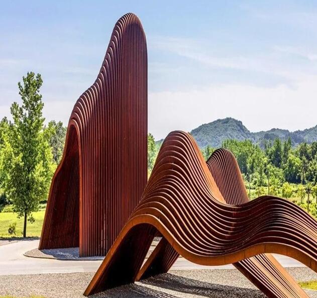 长城区锈钢板造型